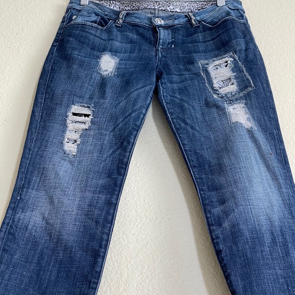 Guess Marciano Jeans Sequins and Rip Design